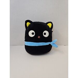 Squishmallows 6.5" Hello Kitty Chococat with Blue Ribbon Sanrio